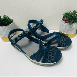 Keen Sage Blue Ankle Sandals